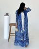 Pleated Print Foldable Collar Women's Long Sleeve Trench Coat Winter Original Design Cardigan Coat