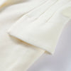 Solid Faux Woolen Maxi Coats Women Waist-cinching Single-breasted Shoulder Pad Lapel Overcoats Ladies Winter Streetwear