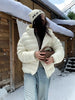 Fall Lightweight Hooded Puffer Jacket Russian Winter Women Zip Up Solid Warm Cotton Padded Outerwear Quilted Coat Куртка