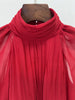 High Street Designer Party Vestido Women's Drifting Sleeves Chiffon Pleated Holiday Long Dress