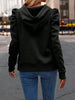 Autumn Gothic Style Casual Long-Sleeved Hooded Short Sweater Jacket Women Zipper Sports Hoodies Y2K Sweatshirt