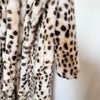 Maxi Long Leopard Belted Faux Fur Coat Women Winter Brand Mob Wife Vibe Fox Fur Jacket Overcoat