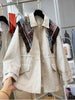Long-Sleeved Simple Cotton Coats for Women Spring Elegant Lightweight Single Breasted Loose Coats