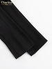 Casual Black Satin Women'S Dress O-Neck Long Sleeve Ankle Length Dresses Elegant Classic Solid Female Dress