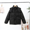 Printed Cotton Padded Coats Women Hooded Waist-Cinching Zipper Quilted Jackets Winter Casual Woman Outerwear