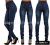 Pencil Pant Jeans Women Denim Long Flare Pants Slim Fit High Waist Sexy Hip Wrap Sheath Straight Trousers Elegant Splice