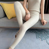 100% Cashmere Knitted Leggings Women High Waist Casual Wool Korean Trousers Solid Thicken Elasticity Ankle-Length Pants