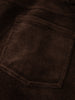 Retro Hong Kong Style Corduroy Flared Pants Women Autumn and Winter Brown Casual Flared Pants