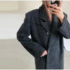Autumn Winter Solid Women's Woolen Overcoat Urban Long Sleeve Lapel Button Female Outwear Elegant Lady Overcoats