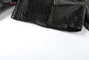 Faux Leather Jacket Women Hipster Snake Print Fall O-Neck Full Sleeve Street Wild Basic Outwear Crop Overcoat