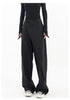 Houzhou Women Wide Suit Pants High Waist Gothic Japanese Style Baggy Black Trousers Irregular Straight Pants Casual Streetwear