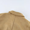 Winter Suede Short Jacket For Women's Vintage High Waist Slim Cardigan Winter Street Lapel Office Commuting Jackets Coat