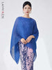 Pleated Shawl Coat For Women Slash Neck Solid Color Headcloth Scarf Versatile Coats Spring 2Z2603