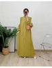 Wine Red Pleated Dress For Women Flower Sleeves Female Evening Party Elegant Clothing Ladies 2DB1827