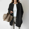 Autumn And Winter Solid Color Soft Knitted Jacket Slim Design Niche Loose Casual Button Jacket Women Cardigan