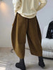 Autumn Casual Harem Pants Women Cotton High Waisted Trousers Retro Loose Bloomers Women's Oversize Pants Baggy Sweatpants