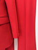 High Street Designer Runway Suit Set Women's Three Dimensional Flower Suit Jacket Trousers Pants Suit 2pcs