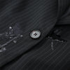 Women Sequin Embroidery Blazer Long Suit Set Solid Full Sleeves Lapel Loose Wide-leg Office Suits Lady Collection Wear