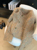Vintage Tweed Jacket Women Elegant Cropped Coat Korean Long Sleeve Outerwear Fall Winter Ladies Single Breasted Chic Blazer