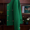 Spring Autumn Women's Blazers 2026New Elegant Slim Cropped Streetwear Green Suit Coat Ladies Jackets Outwear Female Tops