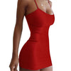 Women Dress For Evening Party Dress Sexy Slim-fit Solid Color Women Suspender Dress for Party