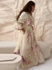 Retro Floral Print Women's Long Dress With Tassel Belt Stand Collar Long Sleeve Muslim Kaftan Dresses Spring Lady Robes