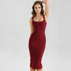 Yellow U Neck Striped Bandage Dress Evening Backless Sexy Bodycon Women Dress Party Celebrity Vocation Dresses