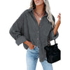 Winter Clothes Women Corduroy Long Sleeve Casual Shirt Button Women Coat Overshirt Loose Comfortable Coat Female