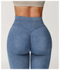 Yoga Pants, Impact Leggings for Women, Seamless Sports Yoga Pants, High-Waisted Ribbed Gym Wear, Fitness Training Clothes
