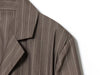 Women Elegant Striped Blazer Suit Slim Button Blazer or Wide-leg Pants Spring Fall Mujer Commute Pants Set