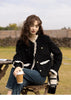 Wool Coat for Women Winter Korean Retro Lace Splicing Lamb Wool Button Pockets Thickened Warm Female Coat MXB43W0720