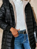 Mid Length Korean Edition Hooded Fit Women Jackets Autumn Winter Mid-length Office Cotton Coats Warm Lamb Fleece Parkas