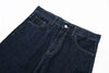 Women Denim Set Casual Lapel Long Sleeve Crop Jacket Buttons Female Vintage Wide Leg Loose Jeans Long Pants