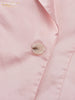 Loose Pink Satin Women's Two Pieces Set Elegant Long Sleeve Blazer With High Waist Maxi Skirt Set Female