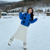 Women's Quilted Stand Collar Padded Jacket Long Sleeve Pocket Casual Fall Winter Coat