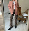 Vintage Leopard Print Denim Jean Women Y2K Casual High Waist Straight Pencil Long Pants Harajuku Streetwear Chic Female Trousers