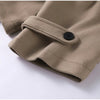 Elegant Solid Stand Collar Short Coat Women Casual Loose Button Full Sleeve Outwear Autumn Winter Streetwear