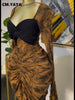 Women Leaf Printed Stacked Ruched Draped V-neck Maxi Long Bodycon Dress Holiday Birthday Club Party Evening Dresses