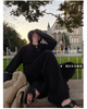 Korean Version of Soft Waxy Lazy Wind Knitting Set Gentle Round Neck Pullover Sweater Wide Leg Pants Two-piece Set Women