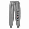 Womens Casual Loose Long Pants Outdoor Friends Letter Printed Trousers Spring Autumn Winter Fleece Sports Sweatpants