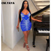 Women Rhinestones Drilling Mesh See Though Patchwork Midi Mini Dress Crystal Party Dresses Night Out Robes Vestidos