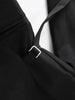 Black Bandage Buckle Causal Blazer Women Lapel Long Sleeve Loose Fit Jacket Tide Spring Autumn 30A2051