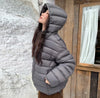 Fall Lightweight Hooded Puffer Jacket Russian Winter Women Zip Up Solid Warm Cotton Padded Outerwear Quilted Coat Куртка