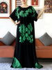 Party Dress Tie-dry Printed Cotton Women Boho Maxi Dress Casual Holiday Party Dresses Indie Folk African Vestidos