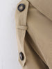 Two-color Retro Short Trench Coat Classic Women's Short Trench Coat With Epaulettes is Suitable For Elegant Wais