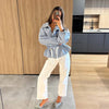 Elastic Drawstring Waist Jackets Women Casual Stand Collar Long Sleeves Cropped Trench Outerwear Lady Autumn Daily Windbreaker