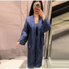 Casual Women Shirt Pant Set V-Neck Lace Up Loose Long Sleeve Top Wide Leg Trousers Suit Spring Autumn Chic Lady Outfits