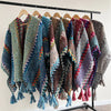 Loose Tassel Jumper Scarf Spring Knitting Pullover Inrregular Ponchos Elegant Cloak Coat Lady Sweater Autumn Winter Tops