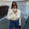 Streetwear Chic Women Trench Coat Stand Collar Double Breasted Long Sleeve Coat Autumn Trench Coat