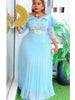 Plus Size African Party Dresses for Women Dashiki Ankara Wedding Evening Gown Elegant Muslim Maxi Dress